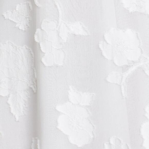 JOIE $398 NWT Designer Embroidered Ruffle Floral White Dress – Size 12 - Picture 7 of 9